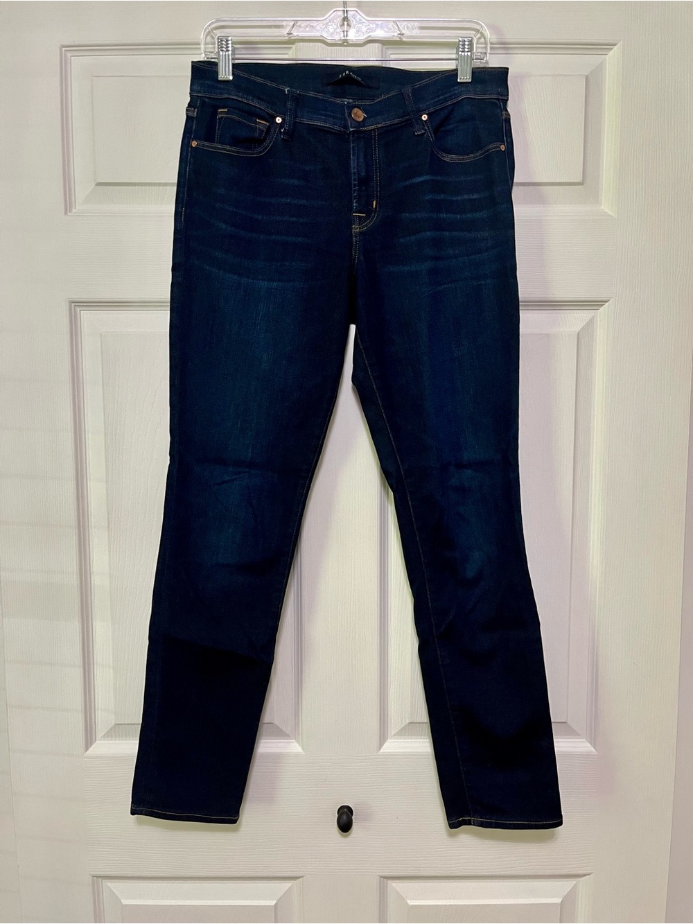 J Brand Dark Indigo High Rise Stretchy Skinny Jeans Size 29